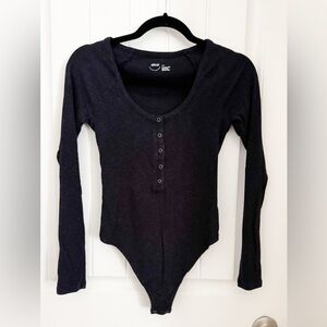 Aerie Black Bodysuit